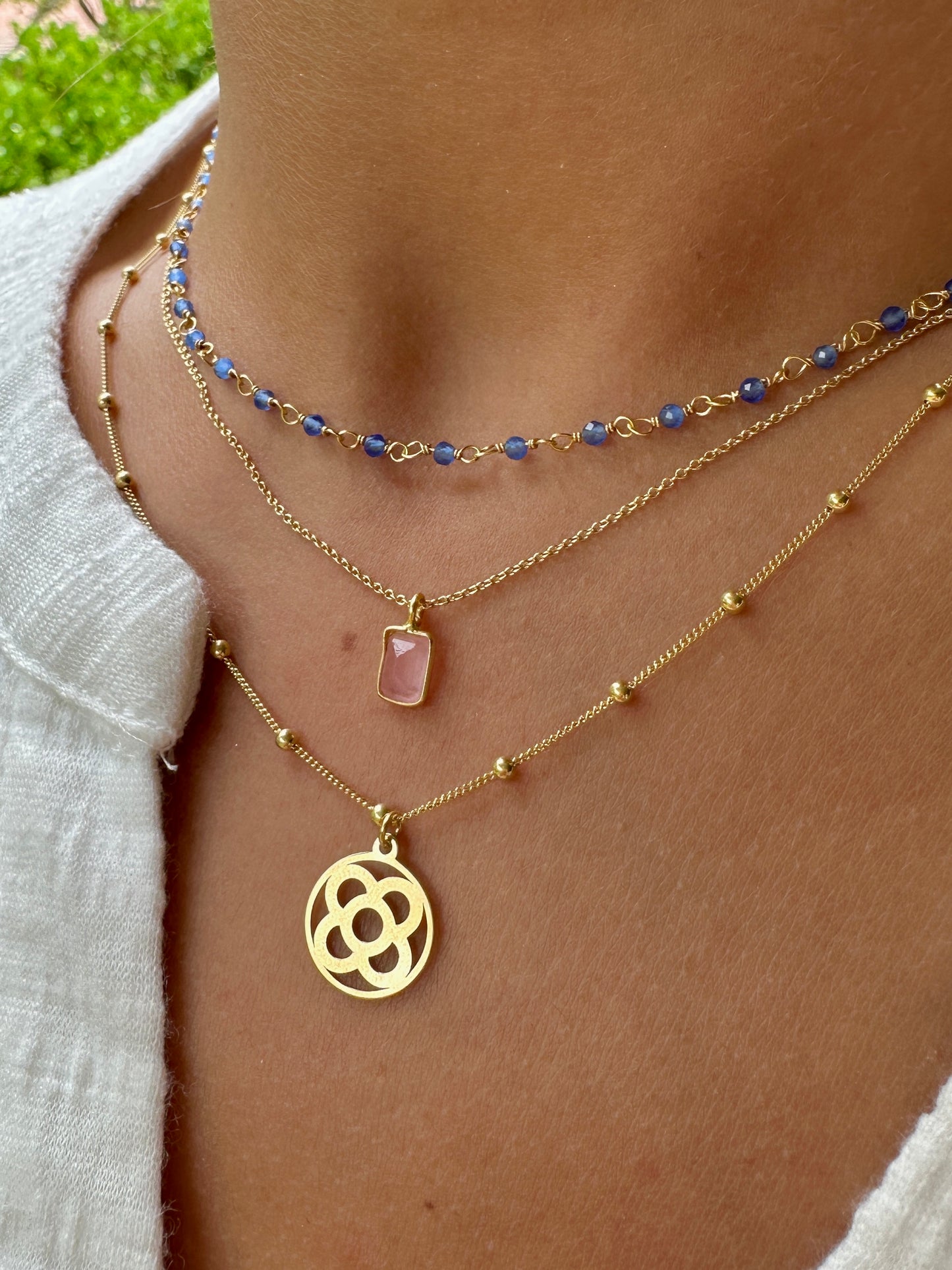 Alp necklace with Barcelona flower