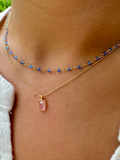 Collar Badalona oro - diferentes piedras