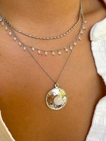 Tossa de Mar silver necklace - different stones