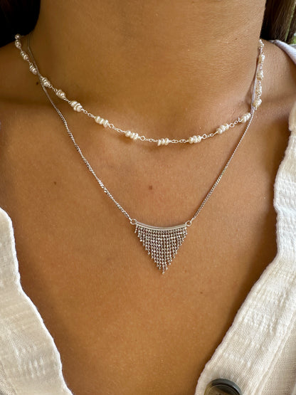 Ocata necklace with pearl