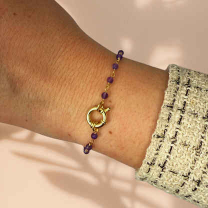 Cabrils gold bracelet - different stones