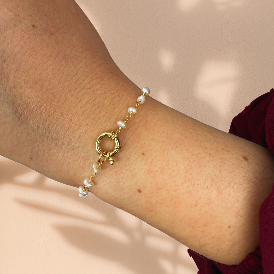 Cabrils gold bracelet - different stones