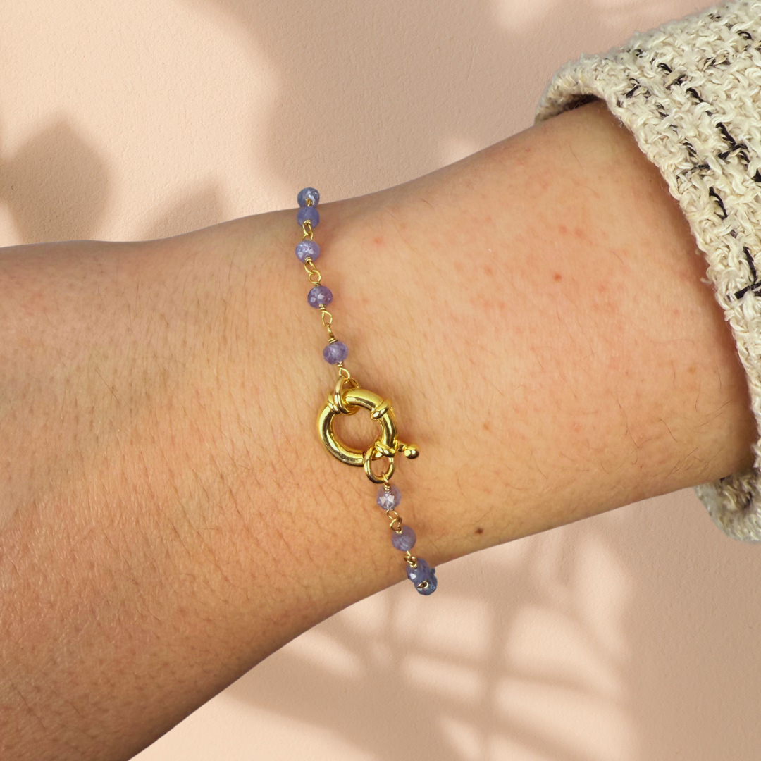 Cabrils gold bracelet - different stones