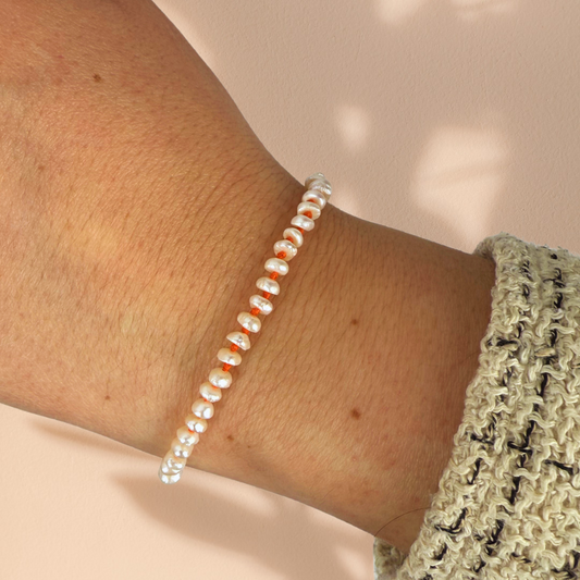 Mataró pearl bracelet - different threads