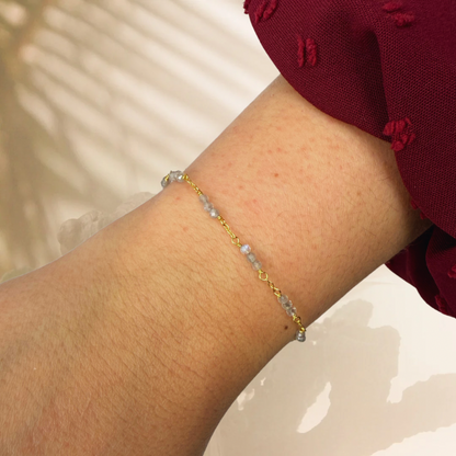 Ocata gold bracelet - different stones