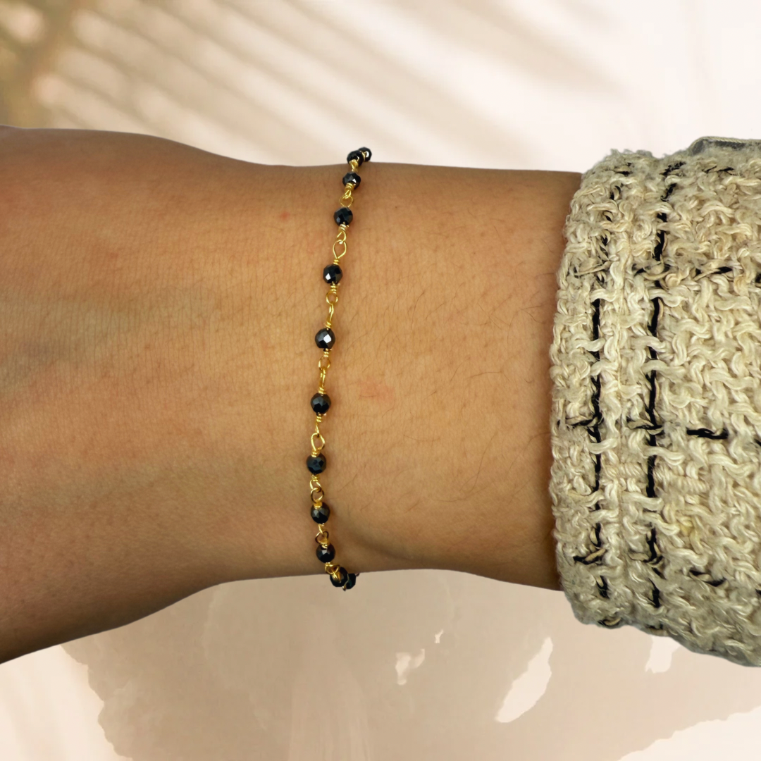 Badalona gold bracelet - different stones