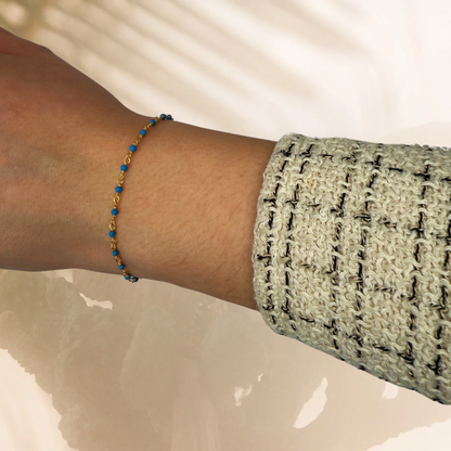 Badalona gold bracelet - different stones