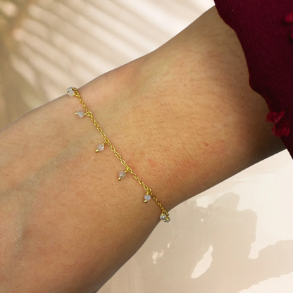 Premià gold bracelet - different stones