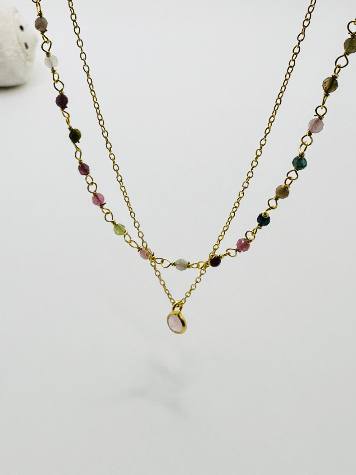 Vilassar de Mar Necklace with Tourmaline