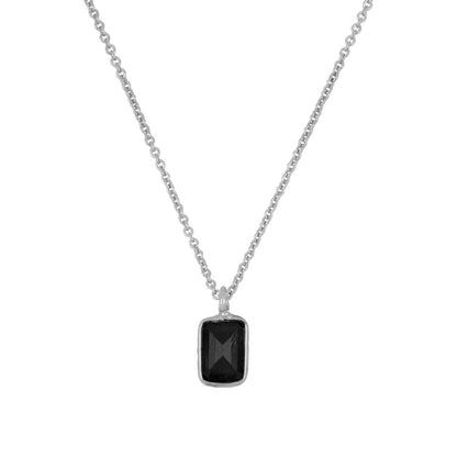 Ibiza silver necklace - different stones