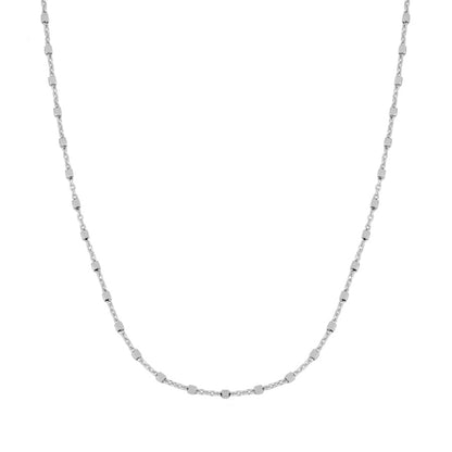 Checkered chain necklace
