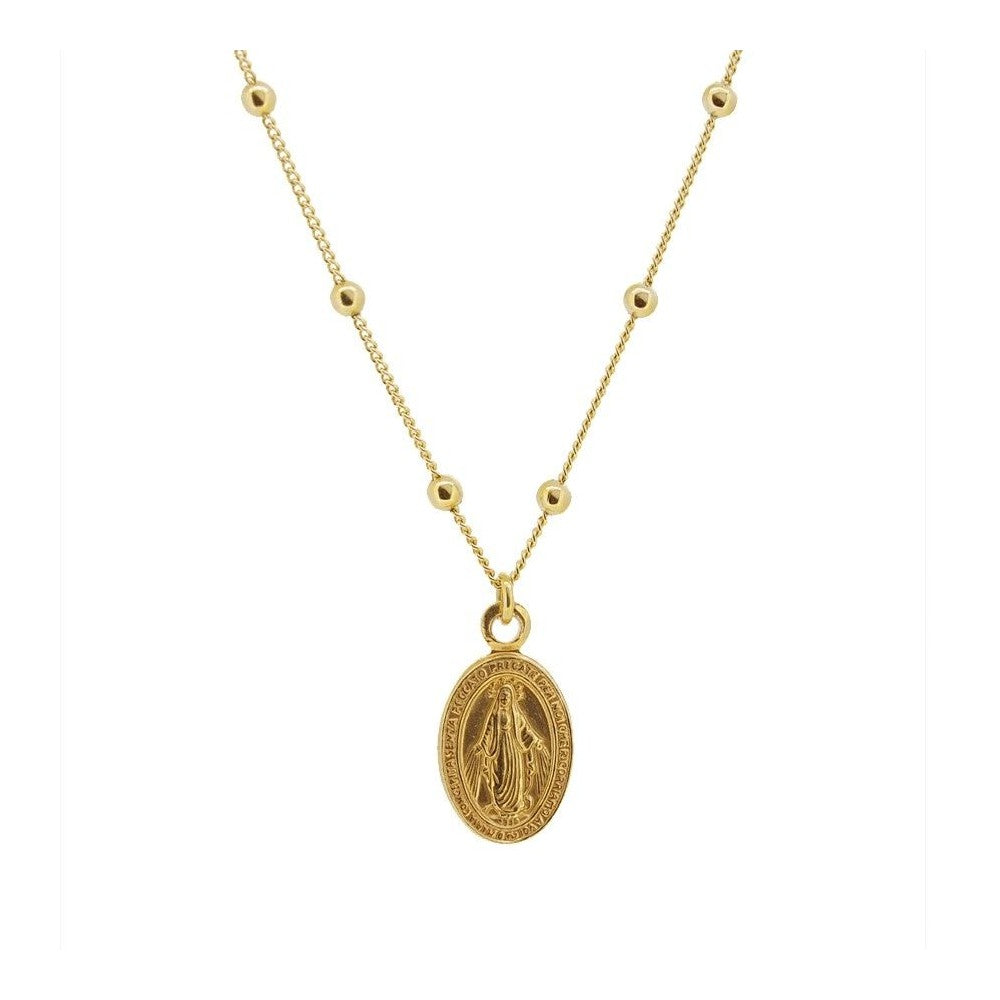 Alp necklace with the Virgin of the Miraculous