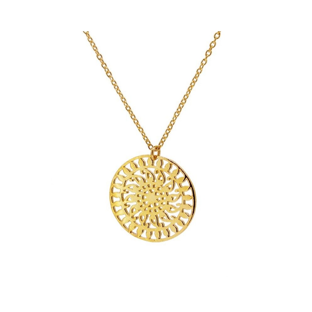 Rising Sun Mandala Necklace