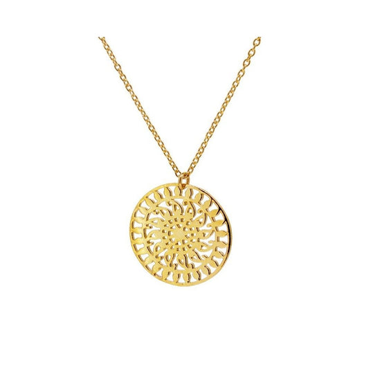 Rising Sun Mandala Necklace