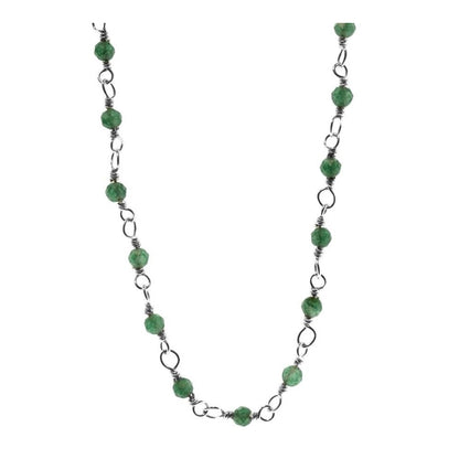Badalona silver necklace - different stones