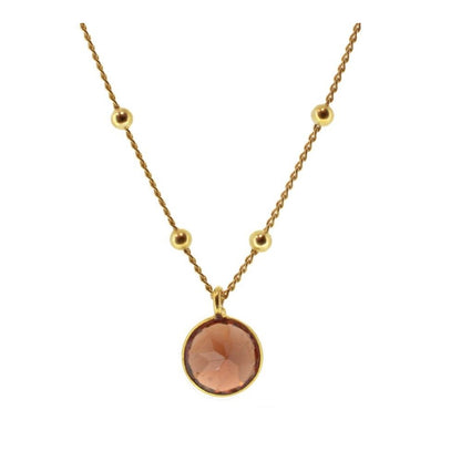 Cadaqués gold necklace - different stones
