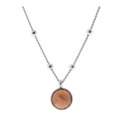 Cadaqués silver necklace - different stones