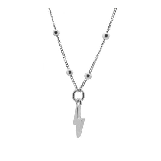 Alp necklace with lightning bolt