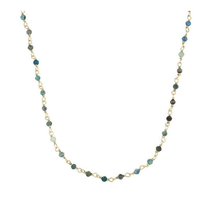 Collar Badalona oro - diferentes piedras