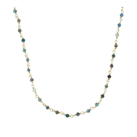 Badalona necklace with chrysocolla