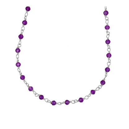 Badalona silver necklace - different stones