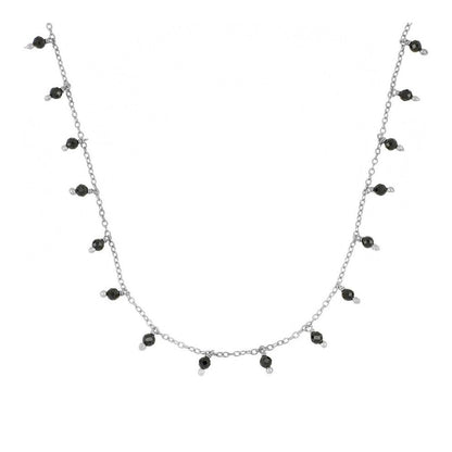 Premià silver necklace - different stones