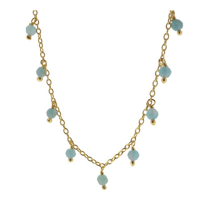 Premià gold necklace - different stones