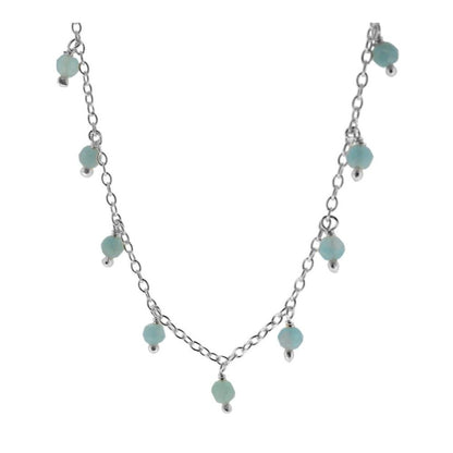 Premià silver necklace - different stones