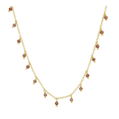 Premià gold necklace - different stones