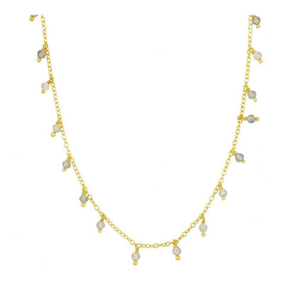 Premià gold necklace - different stones