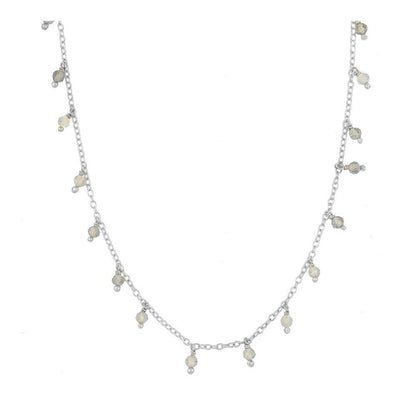 Premià silver necklace - different stones