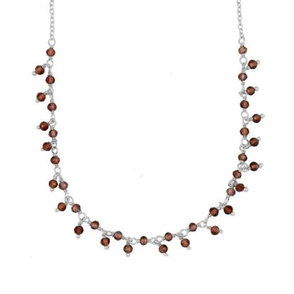 Masnou silver necklace - different stones