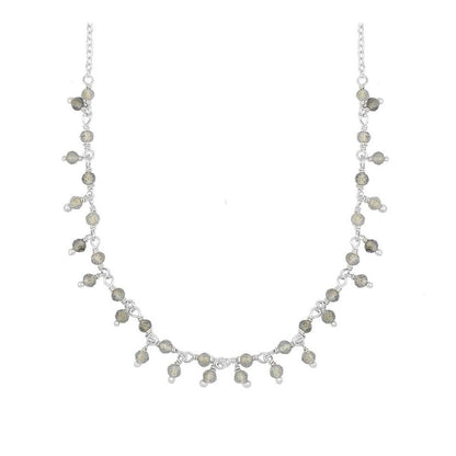Masnou silver necklace - different stones