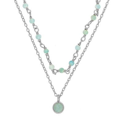 Vilassar de Mar silver necklace - different stones
