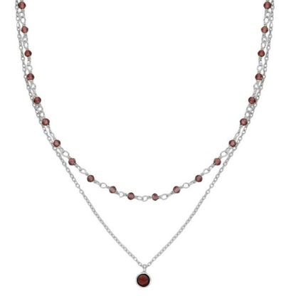 Vilassar de Mar silver necklace - different stones