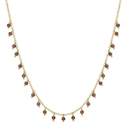 Montgat gold necklace - different stones