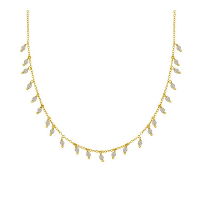 Montgat gold necklace - different stones