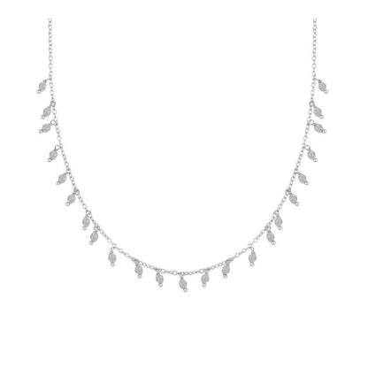 Montgat silver necklace - different stones