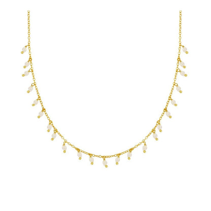 Montgat gold necklace - different stones