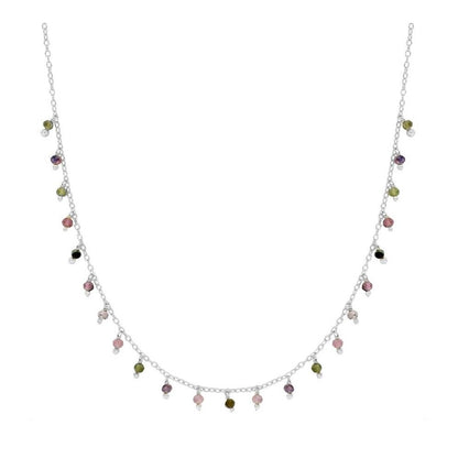 Montgat silver necklace - different stones