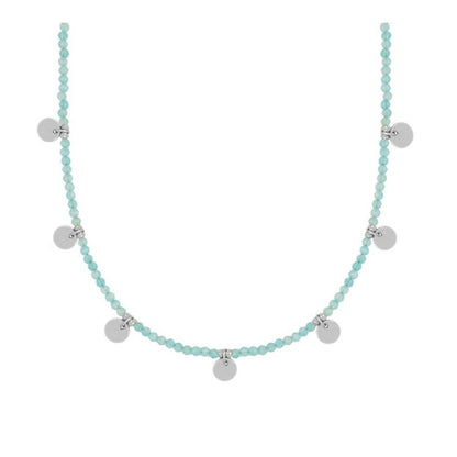 Alella silver necklace - different stones