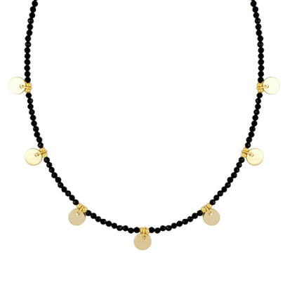 Collar Alella oro-diferentes piedras