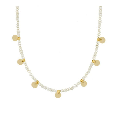 Collar Alella oro-diferentes piedras