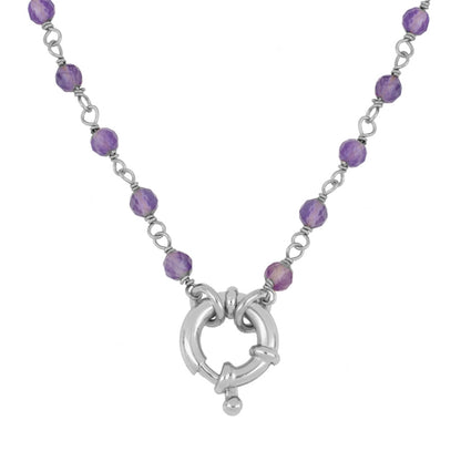 Cabrils silver necklace - different stones