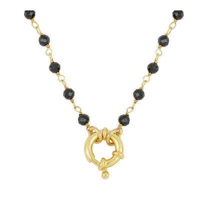 Collar Cabrils oro - diferentes piedras