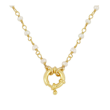 Collar Cabrils oro - diferentes piedras