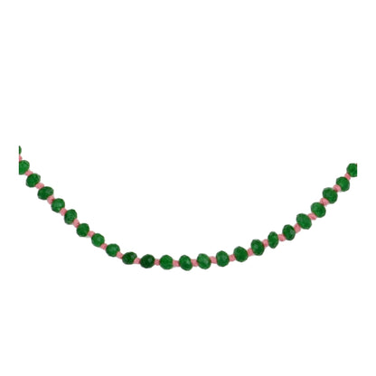 Mataró necklace with green onyx