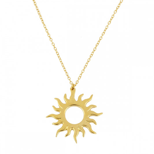 Setting sun necklace