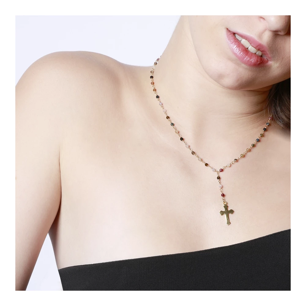 Badalona necklace with cross
