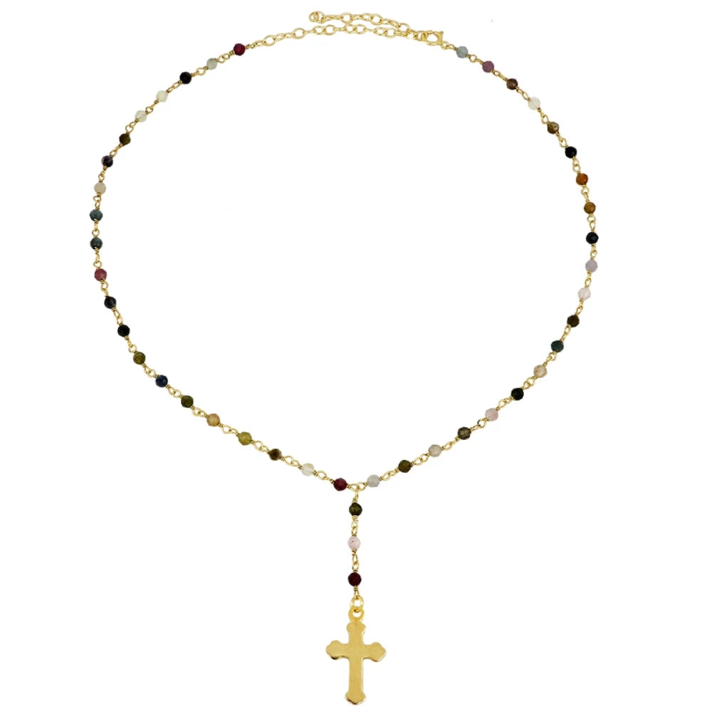 Badalona necklace with cross